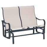 patio modern sling double glider