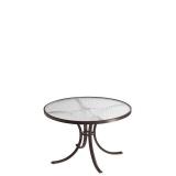 acrylic round patio dining table