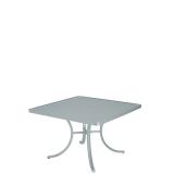 outdoor square dining patterned table