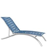 patio chaise lounge armaless wave segment