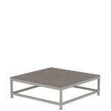 patio club patterned square coffee table