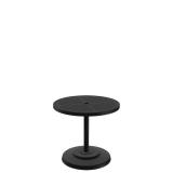 round outdoor pedestal dining table