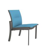 padded outdoor side chair